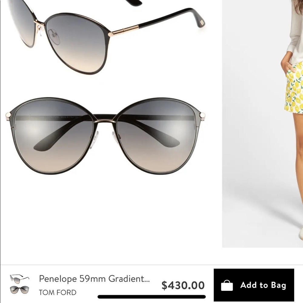 Tom Ford Penelope cat eye sunglasses